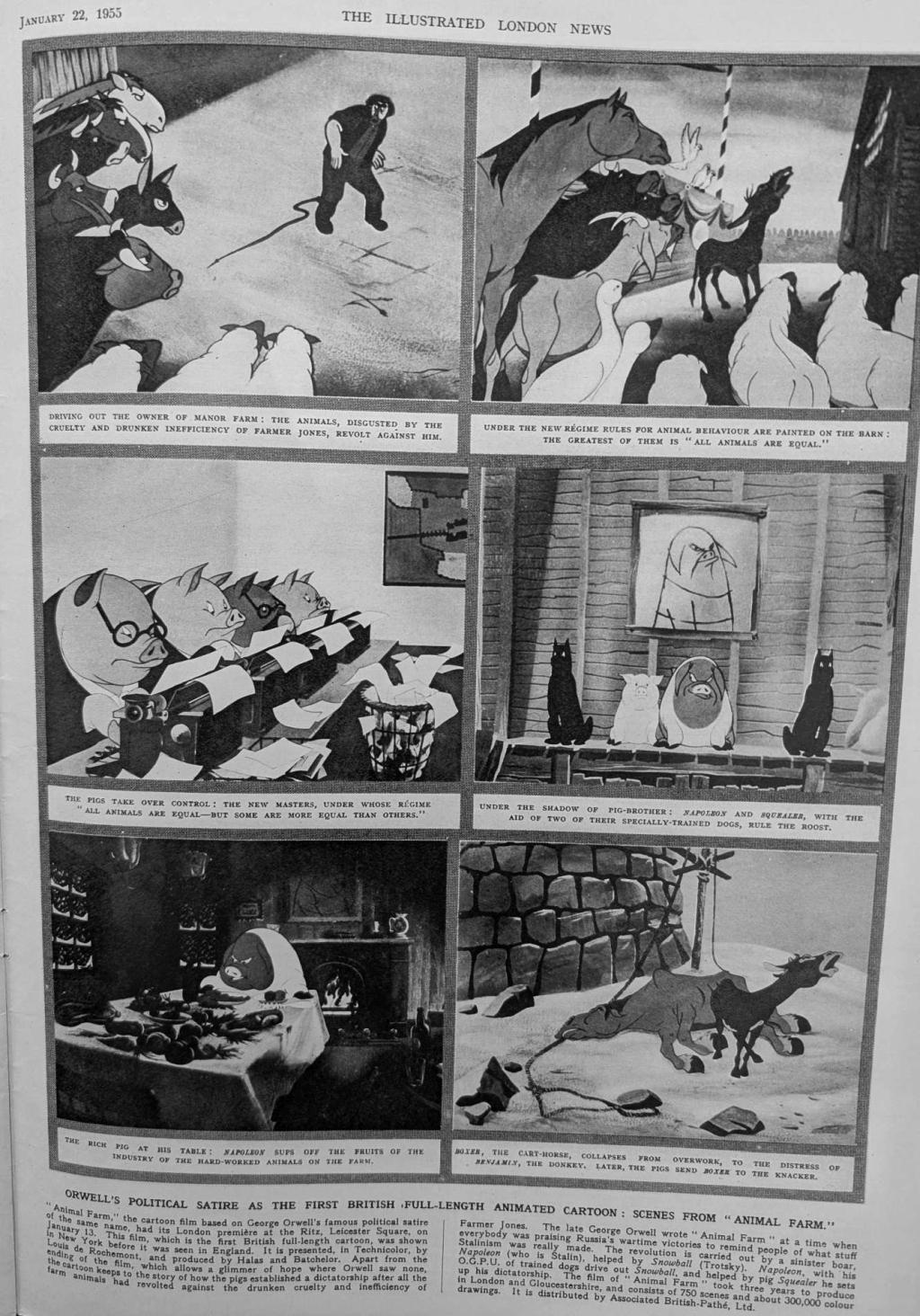Animal farm by George Orwell